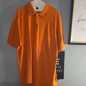 Eddie Bauer XL Orange Polo Shirt